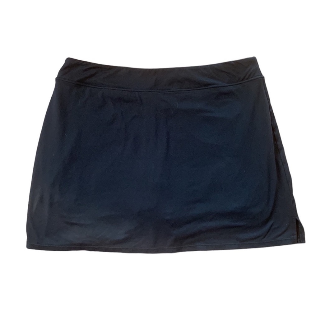NEW-TRANQUILITY by Colorado Clothing Solid Black Athletic Stretchy Skort Size MD - Picture 8 of 12